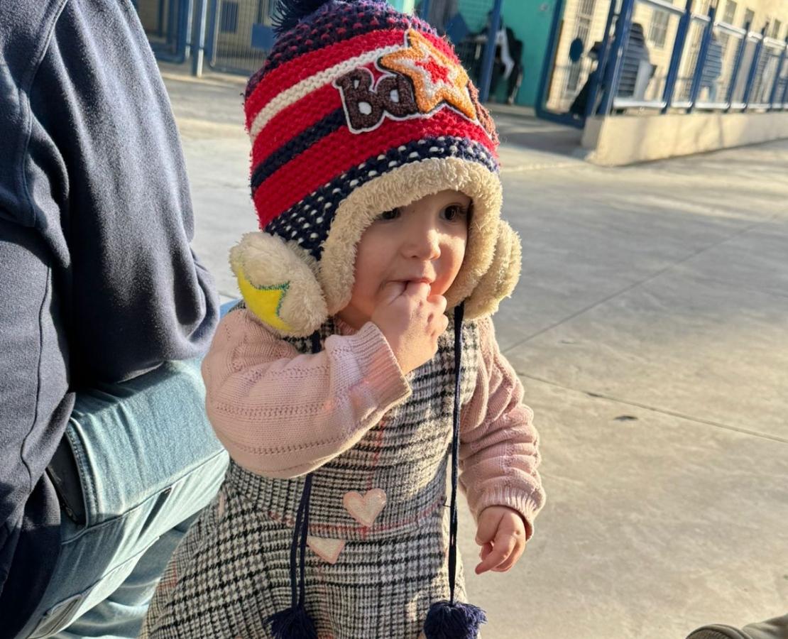 쉘터에서 지내고 있는 아동의 모습